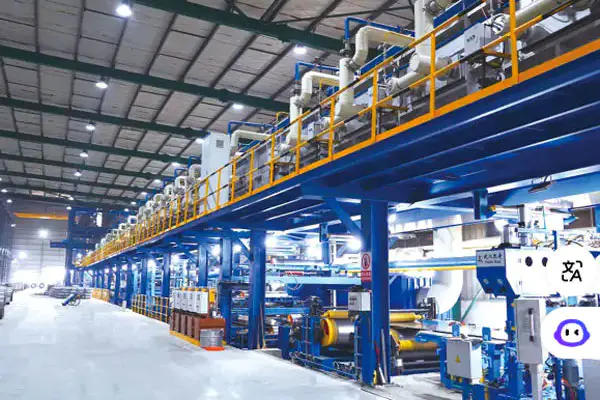 Galvanizli bobin üretim hattı